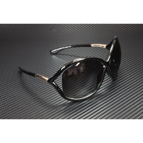 NEW! Tom Ford Black Polarized 64mm Women Sunglasses - Picture 3 of 5